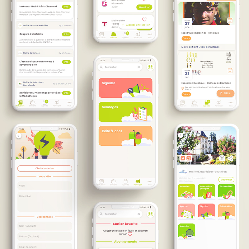 design d'une application mobile